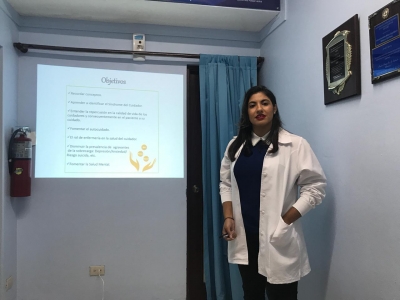 Conferencia acerca del tema S&iacute;ndrome del cuidador