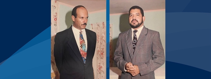 Miembros de la Directiva, Dr. Nelson Rodríguez y Dr. Luis Díaz.